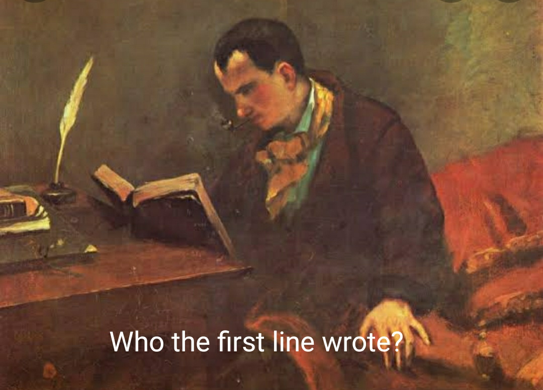 who the first line wrote?
(poem)'s image