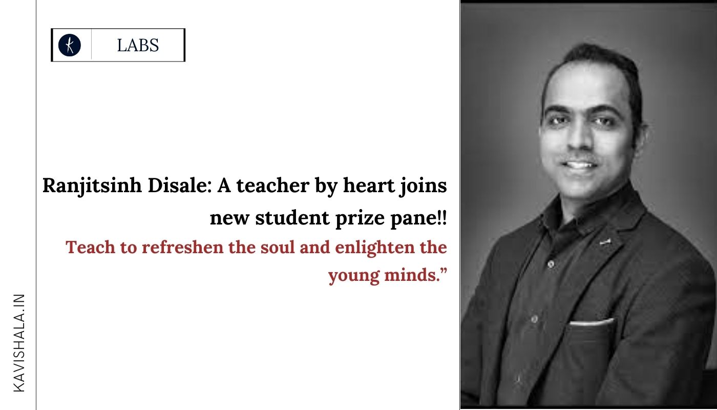 Ranjitsinh Disale: A teacher by heart joins new student prize pane!'s image