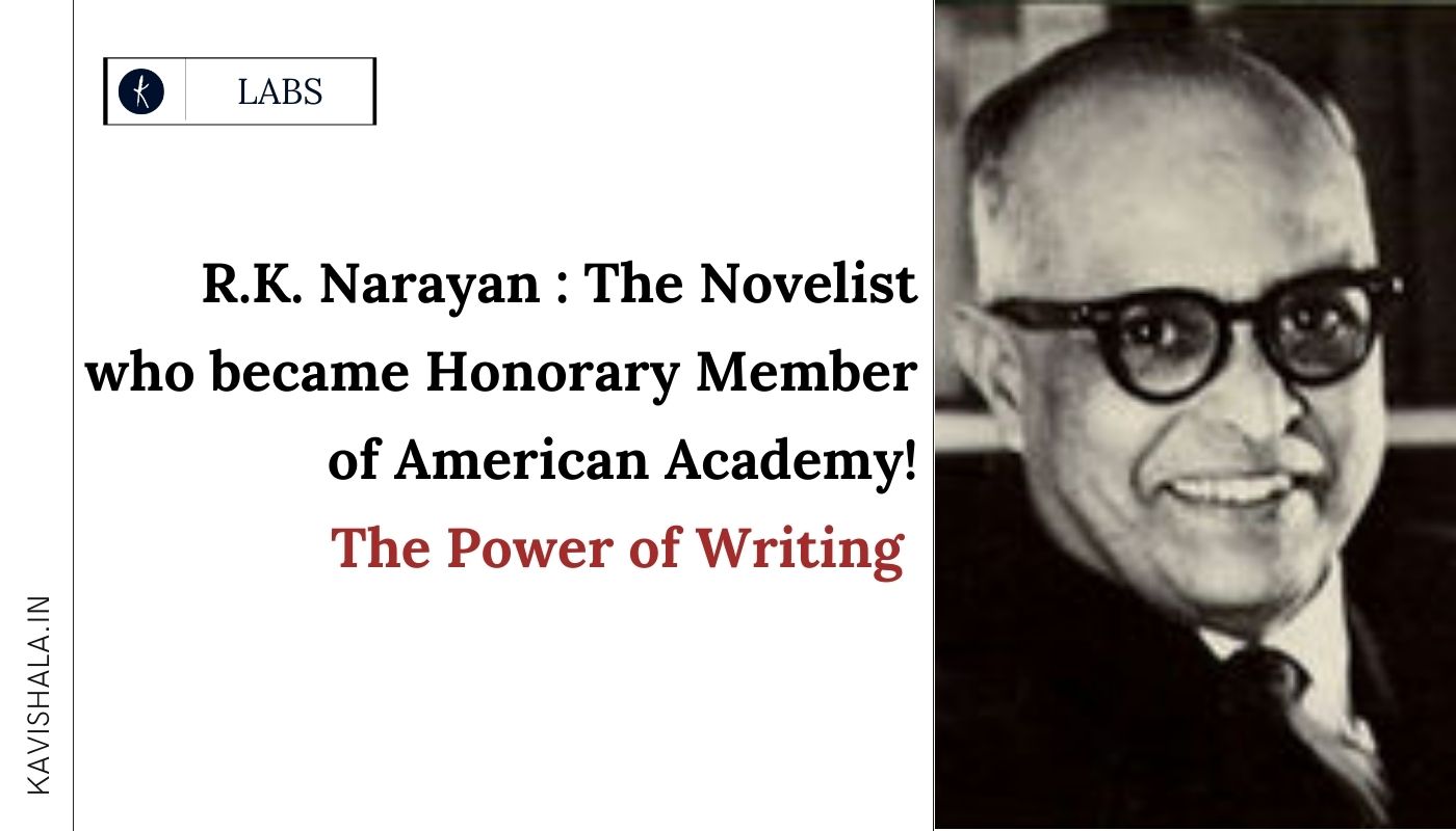 R.K. Narayan : The Novelist who became Honorary Member of American Academy's image