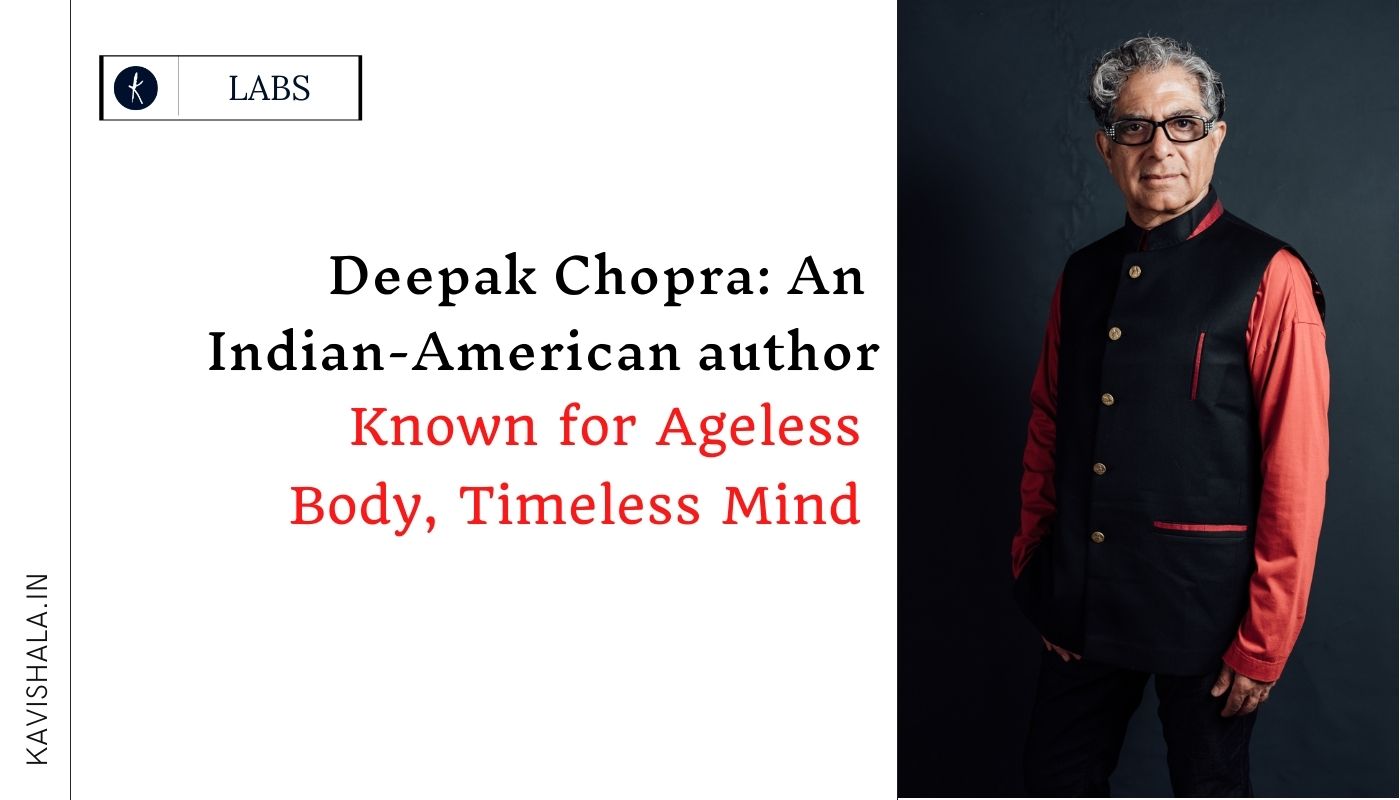 Deepak Chopra : An Indian-American author's image