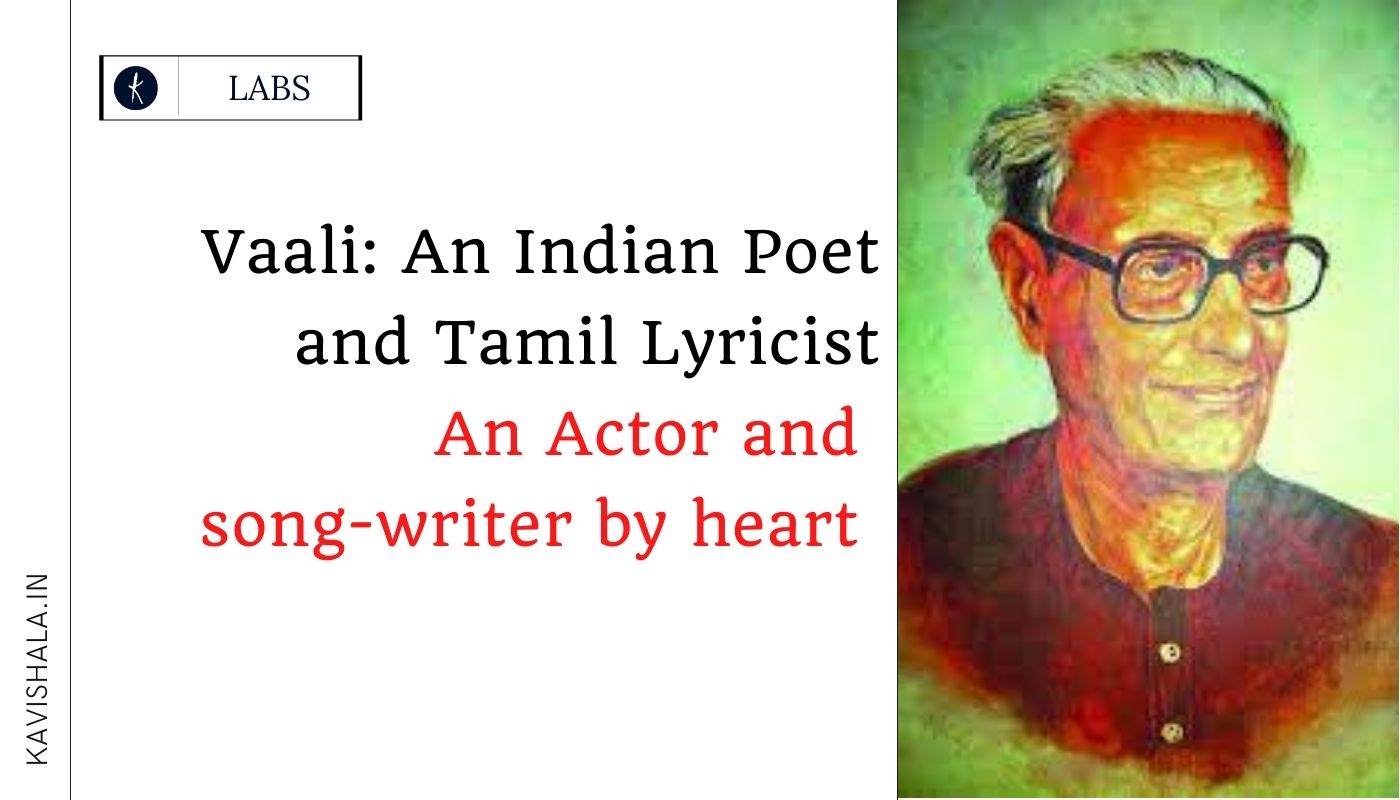 Vaali : An Indian Poet and Tamil Lyricist's image