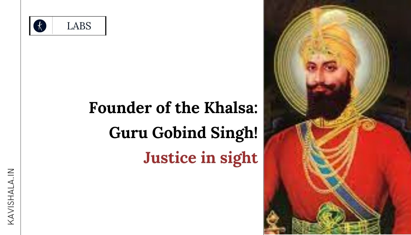 Founder of the Khalsa : Guru Gobind Singh's image