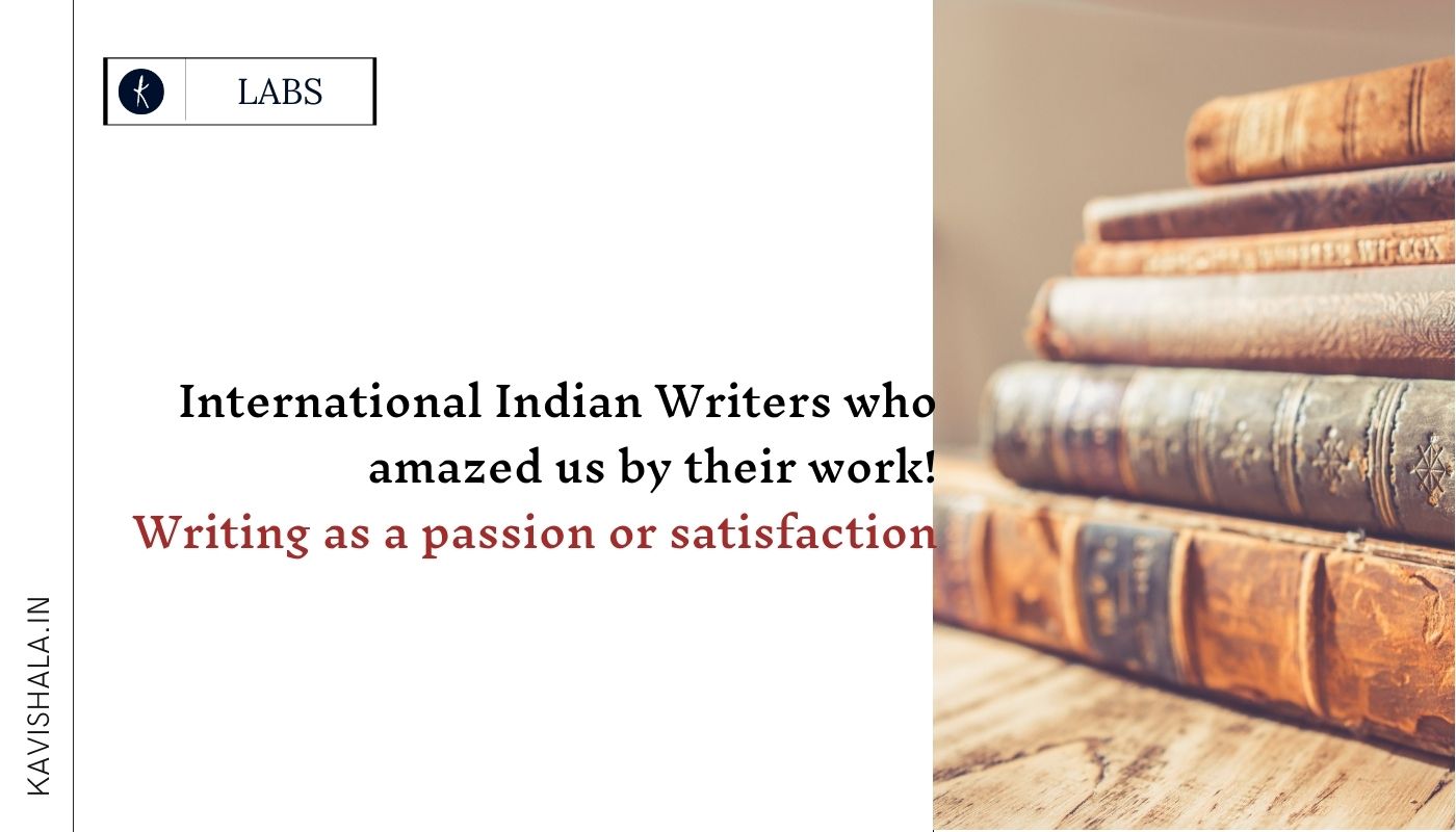 International Indian Writers who amazed us by their work's image